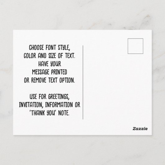 Skeleton Keys ポストカード (裏面)