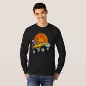 Skeleton Monster Truck Moon Candy Toddler Boys Hal Tシャツ (正面フル)