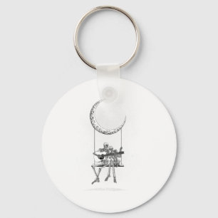 Skeleton Moon Band Tees - Rock And Roll Concert Gr キーホルダー