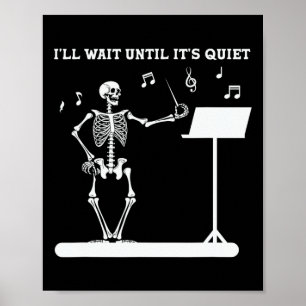Skeleton Music先生静かになるまで待つ ポスター