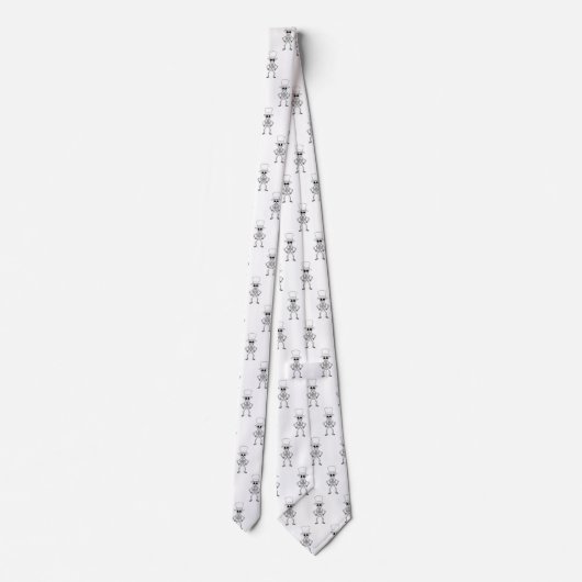 Skeleton necktie ネクタイ (裏面)