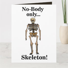 Skeleton No-Body Funny カード
