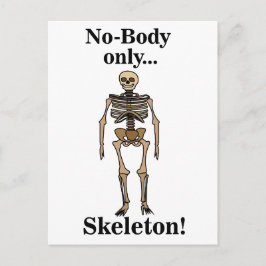 Skeleton No-Body Funny ポストカード