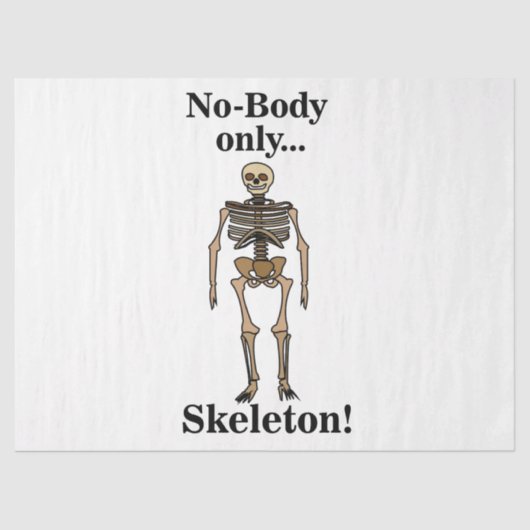 Skeleton No-Body Funny 薄葉紙 (正面)