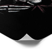 Skeleton Photographer Funny For Men Women  ポスター (角)