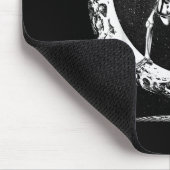 Skeleton Playing Guitar Rock And Roll Band For Men マウスパッド (コーナー)