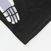 Skeleton Playing Guitar Rock And Roll Boys Kids フリースブランケット (角)