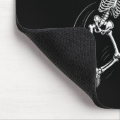 Skeleton Playing Sketll Funny Halloween Men Boy Ki マウスパッド (コーナー)