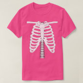 Skeleton Rib Cage Halloween Costume Tシャツ (デザイン正面)