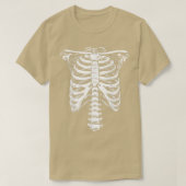 Skeleton Ribcage Alt Gothic Pastel Goth Clothes Ae Tシャツ (デザイン正面)