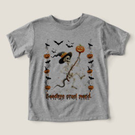 Skeleton Riding a Broomstickハロウィン