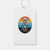 Skeleton Riding Motorcycle ギフトタグ (正面)