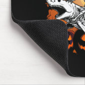 Skeleton Riding Shark Lazy Halloween Costume Funny マウスパッド (コーナー)
