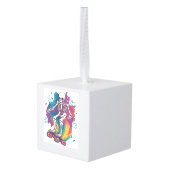 Skeleton Roller Skater キューブオーナメント (裏面アングル)