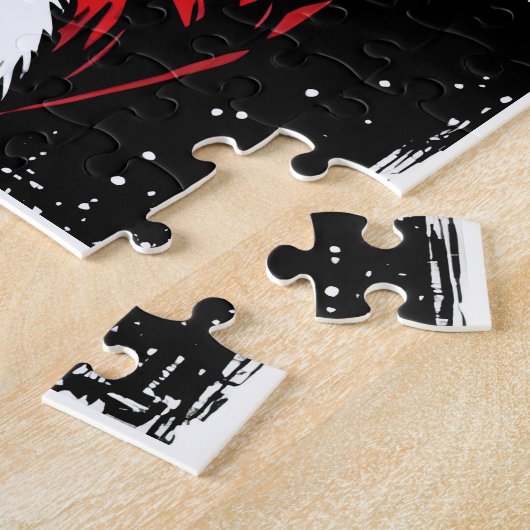 Skeleton Santa ジグソーパズル (側面)