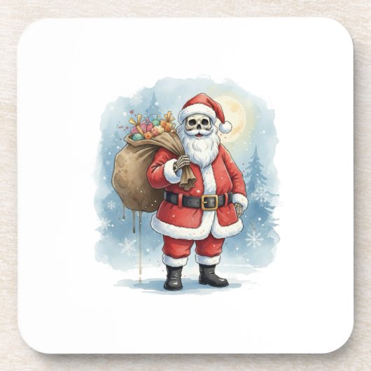 Skeleton Santa Claus コースター (正面)