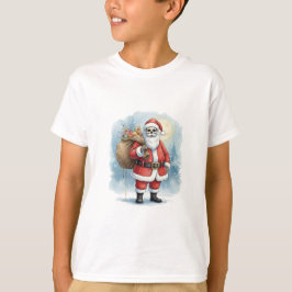 Skeleton Santa Claus Tシャツ