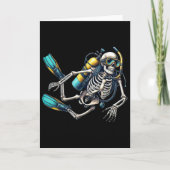 Skeleton Scu Diving Halloween Skeleton Scu Diver カード (正面)