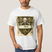 Skeleton Shield   Tシャツ (正面)