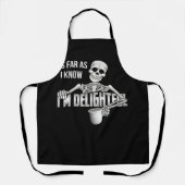 Skeleton Skeleton Ownは私の知る限り素晴らしい皮肉Q エプロン (正面)