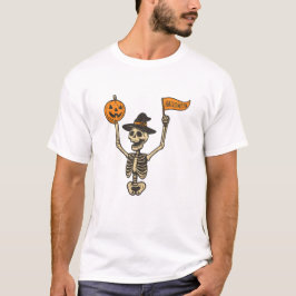 Skeleton Spooky Party Tシャツ