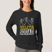 Skeleton Squad Rad Tech Radiology Radiographer Rad Tシャツ (正面)
