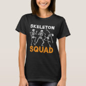 Skeleton Squad Rad Tech Radiology Radiographer Rad Tシャツ (正面)