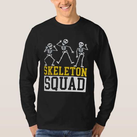 Skeleton Squad Rad Tech Radiology Radiographer Rad Tシャツ (正面)