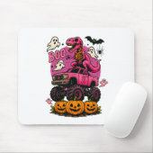 Skeleton T Rex Dinosaur Monster Truck Pumpkin Brea マウスパッド (マウス)
