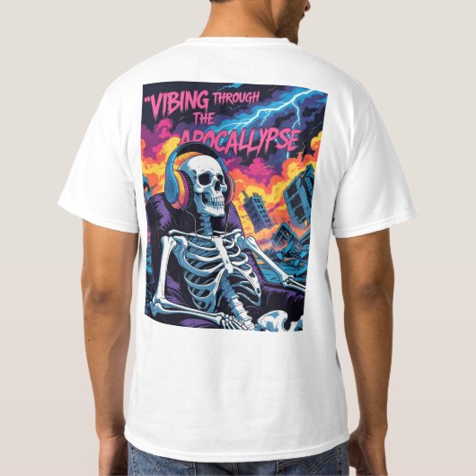 skeleton t-shirt , high quality tシャツ (裏面)