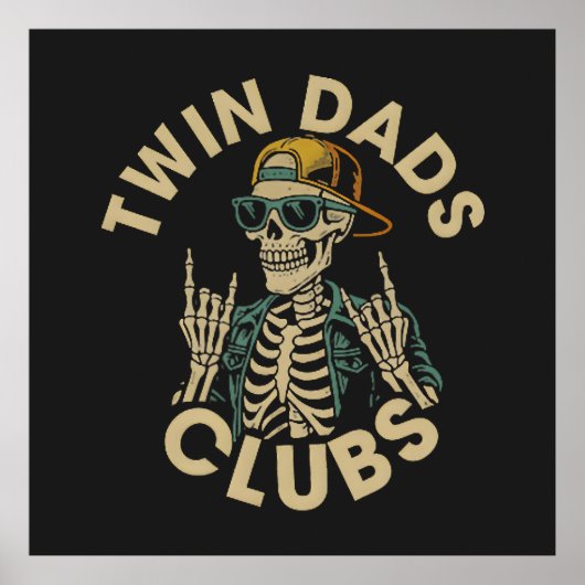  Skeleton Twin Dads Club ポスター (正面)