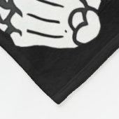 Skeleton Video Game Halloween Gaming Gamer Boys Me フリースブランケット (角)