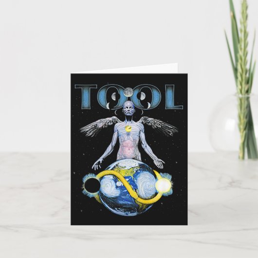 Skeleton Vintage Tool Shake Handyma Sarcastic Musi カード (正面)