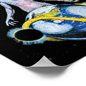 Skeleton Vintage Tool Shake Handyma Sarcastic Musi ポスター (角)