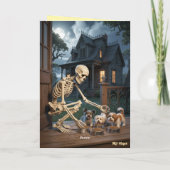 Skeleton Walkin' the Dog Card シーズンカード (裏面)