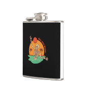 Skeleton with See You on a フラスク (左)