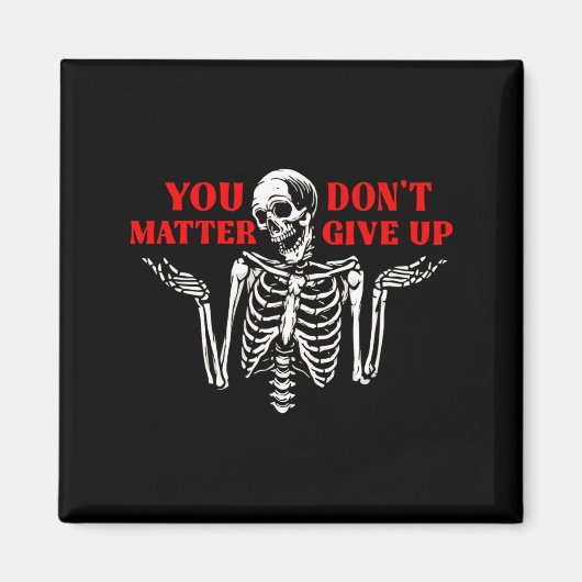 Skeleton You Don’t Give Up  マグネット (正面)