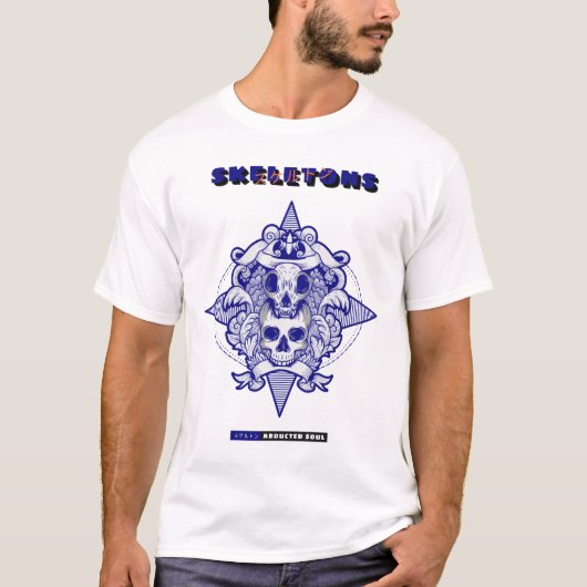 SKELETONS Abducted Soul |  Tシャツ (正面)