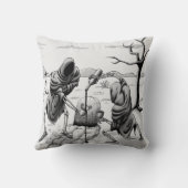 Skeletons in the desert クッション (裏面)