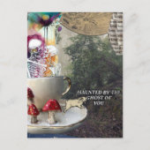 Skeletons Mixed Media Collage Ghost of You ポストカード (正面)