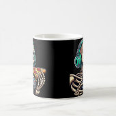 Skeleton's Ultimate Cheat Day: Cheesy Pizza Gaming コーヒーマグカップ (中央)