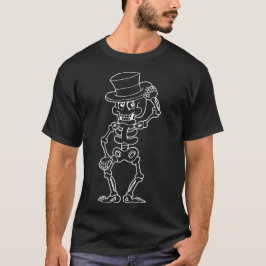 Skelett für Halloween Tシャツ