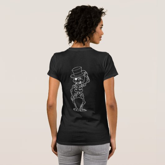 Skelett weiss tシャツ (裏面フル)