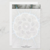 Skelewheel – フラクタルアート 便箋 (正面/裏面)