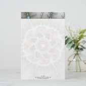 Skelewheel – フラクタルアート 便箋 (スタンド正面)