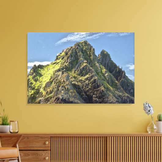 Skellig Michael Ireland Canvas Print キャンバスプリント (インサイチュ (リビング))