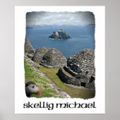 Skellig Michael、Puffin、Skellig Michael Poster ポスター (正面)
