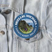 Skellig Michael (rd) 缶バッジ (インサイチュ)