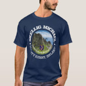Skellig Michael (rd) Tシャツ (正面)