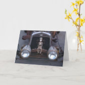 Skelton車は改造しました カード (黄色い花)